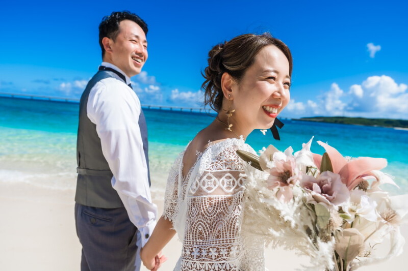 ✧衣裳選び放題✧8月末までいつでも!≪3月成約限定≫前浜ビーチ100カット◎¥176,000|ヘアメイク・雨天保証・すべてコミ!