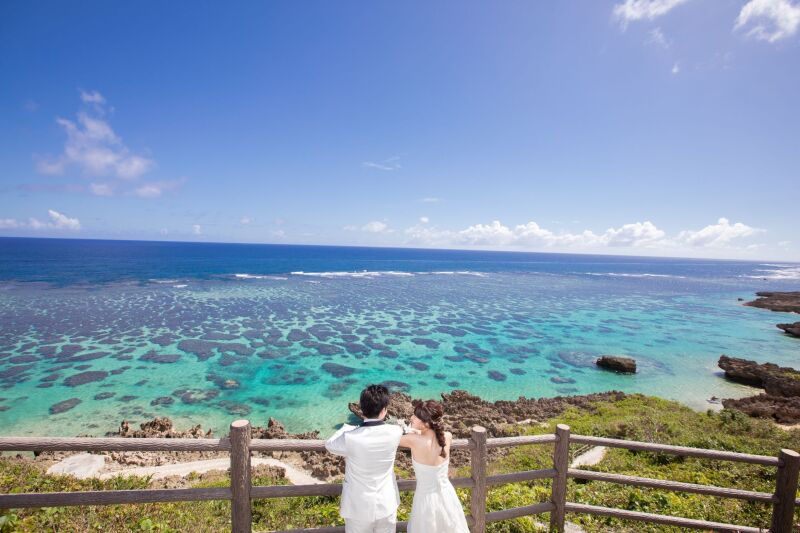 ビーチと青の楽園<イムギャーマリンガーデン>100カット撮影♪様々な表情の海で撮影♪どこよりも豊富な衣裳!ヘアメイク・小物付♪
