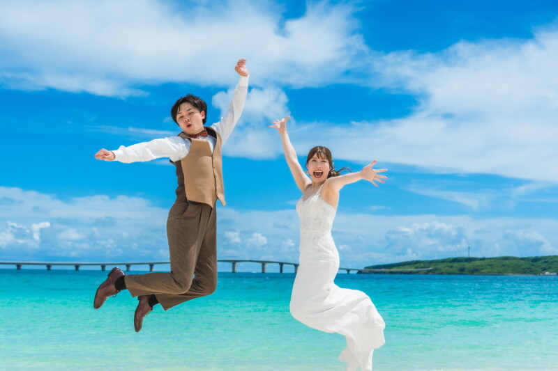 ☆超早得☆7月・8月平日限定≪3月成約≫選べるチャペル＋ビーチ100カット【洋装1点】◎￥132,000 |前撮・後撮におすすめ