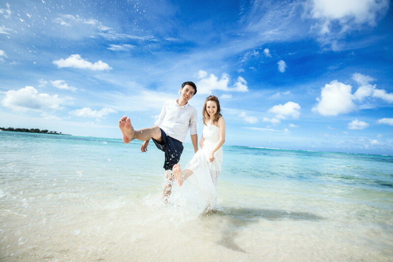 【ウォーターインフォト】3・4月撮影≪1月成約限定＊ドローン付≫チャペル＋ビーチ＋ウォーターイン120カット◎&yen;192,500