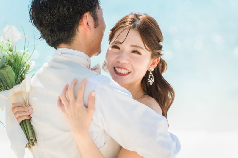 【ウォーターインフォト】3・4月撮影≪1月成約限定＊ドローン付≫チャペル＋ビーチ＋ウォーターイン120カット◎&yen;192,500