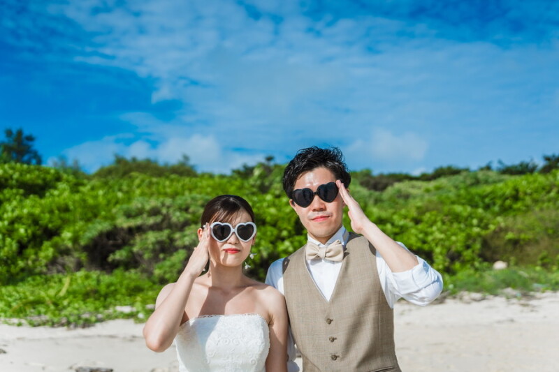 【県内最安☆期間限定】3月までの大特価¥11,000で!ビーチ&グリーンフォト100カット◎衣裳|ヘアメイク|雨天保証込