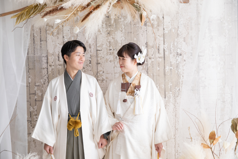 スタジオ前撮りで楽しく