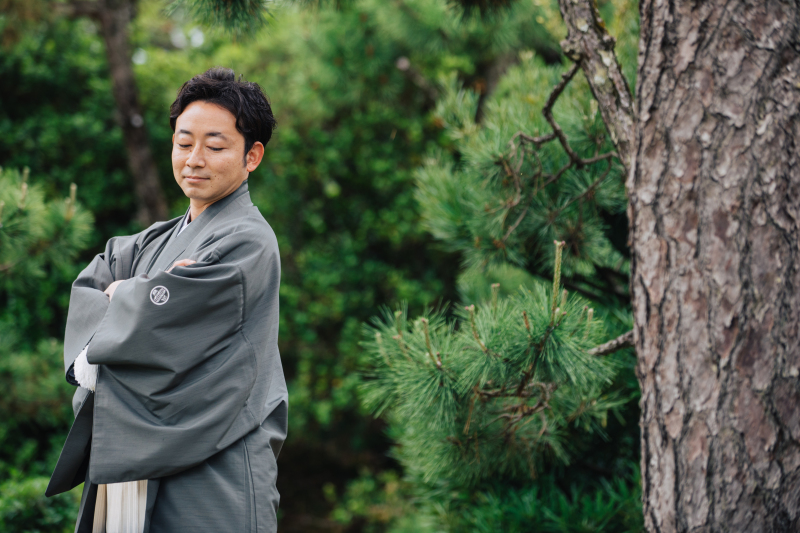 ご新郎様のソロショット