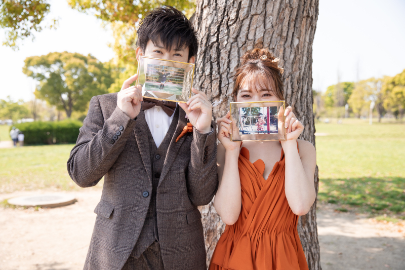 お写真を持って♪