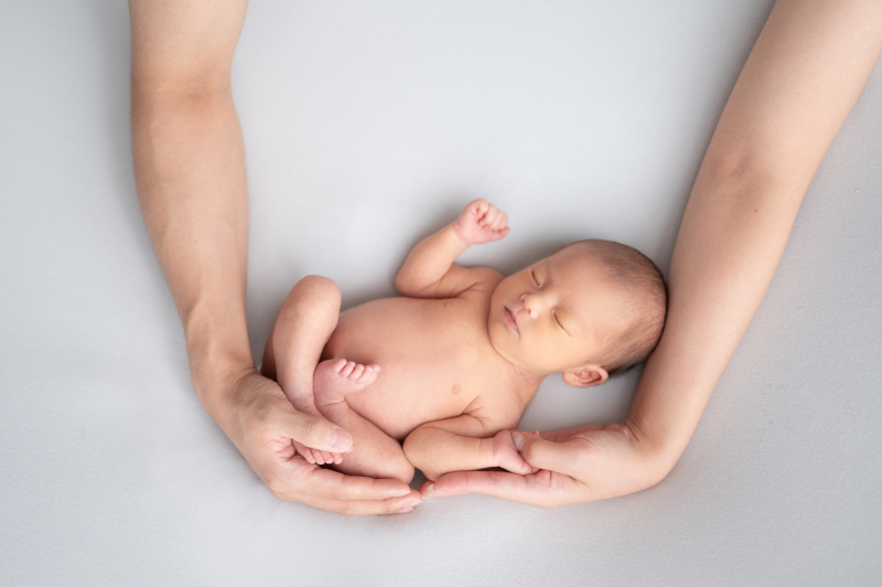 大きな手にそっと包まれて