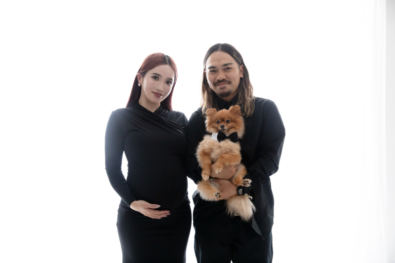 愛犬と一緒にかっこよくマタニティフォト✴︎