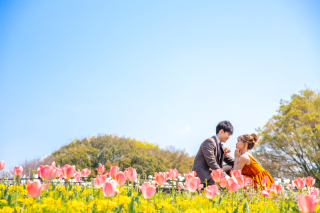 【Wロケーションプラン】春の前撮りは自然の中で♡