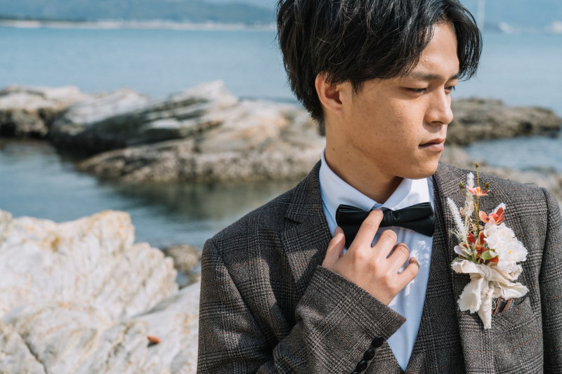 新郎様のソロショットも