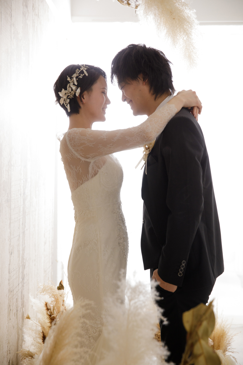 甘く見つめ合うショット♪