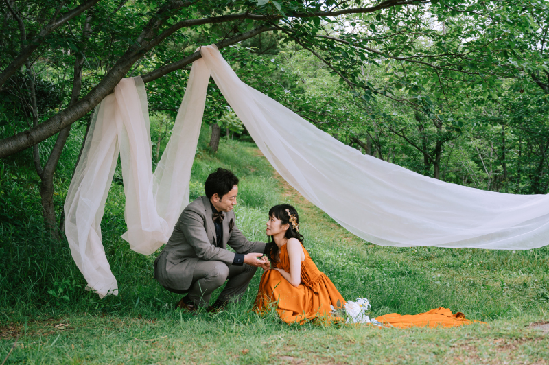 おしゃれ花嫁様に!新緑ロケーション