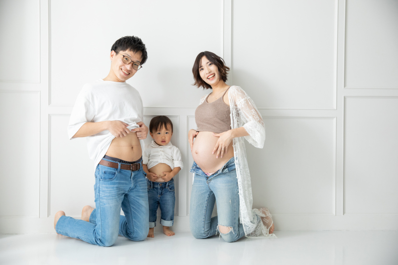 みんなで同じポーズ