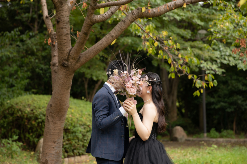 顔隠しショット