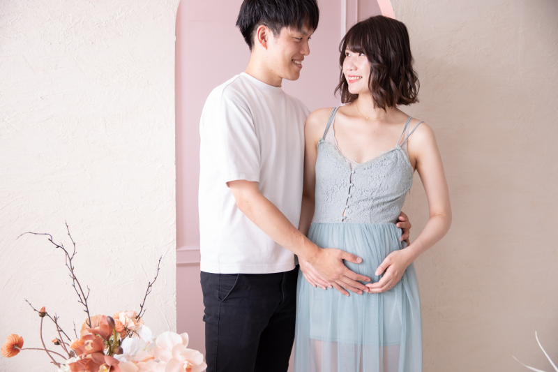 可愛いワンピースで♪