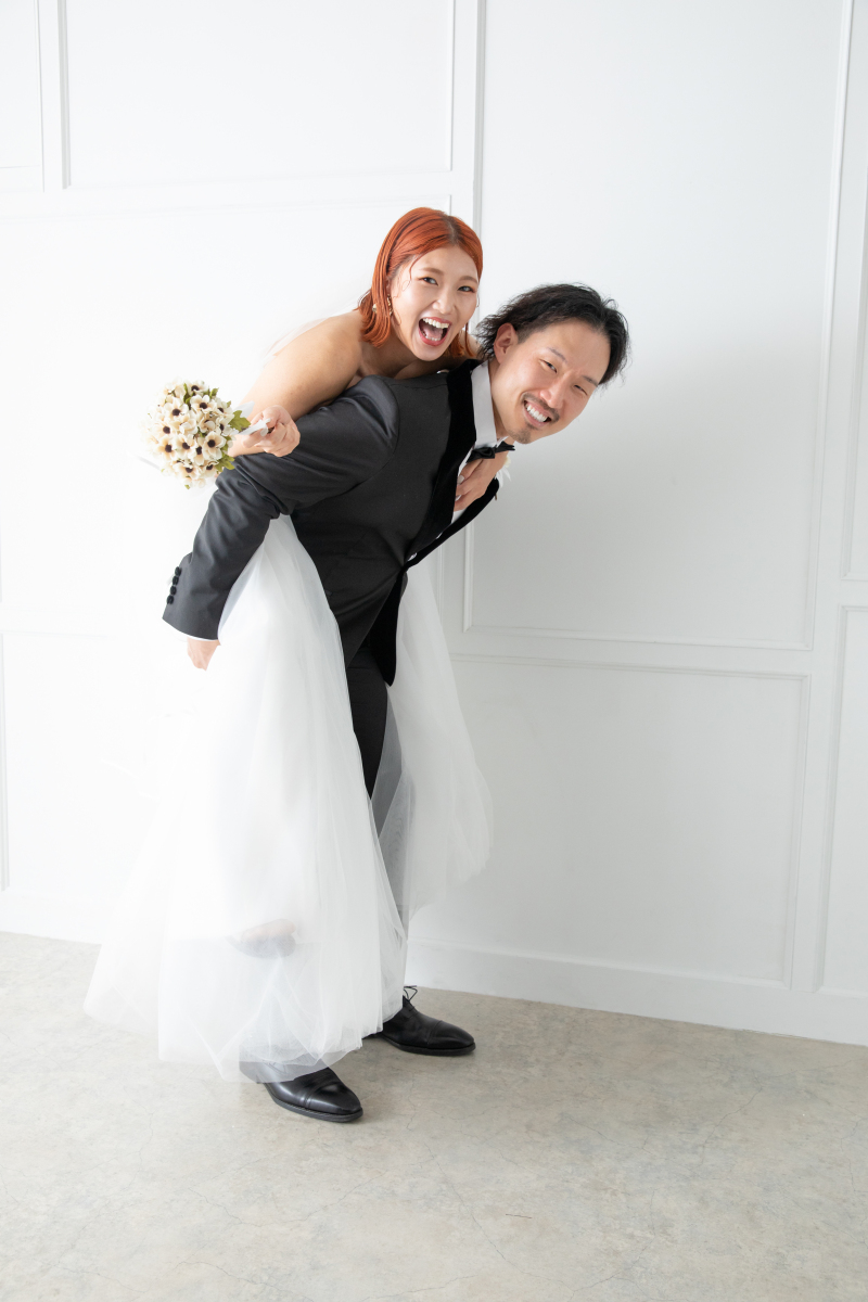 おんぶポーズ！