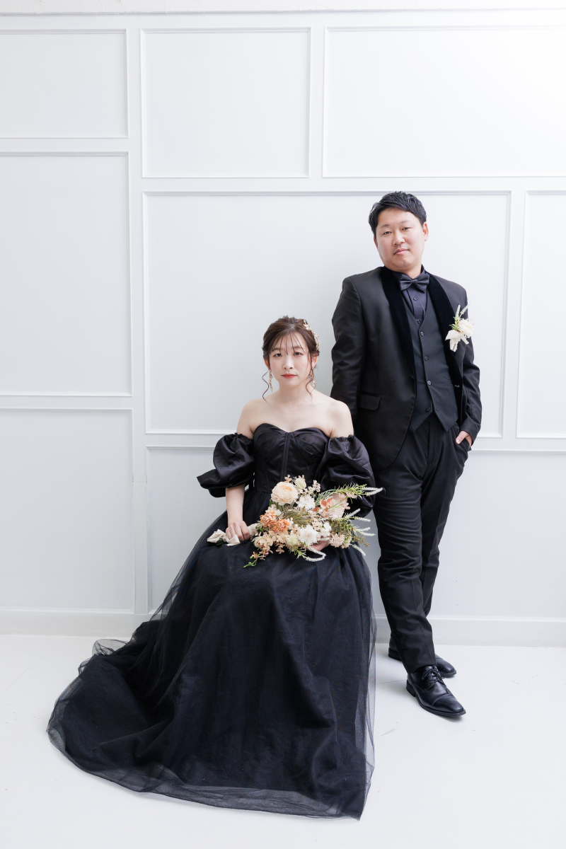 カラードレスにチェンジ