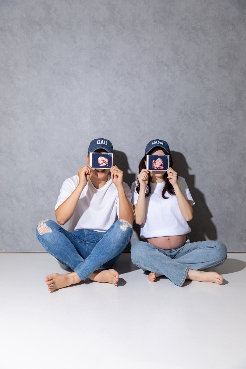 お揃いで隠した、ふたりの笑顔