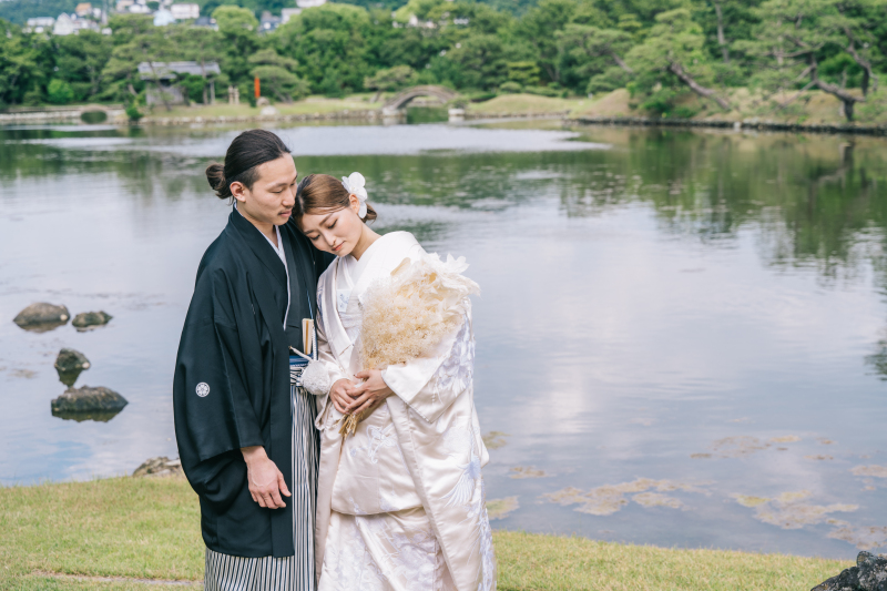 おふたりの寄り添う姿を