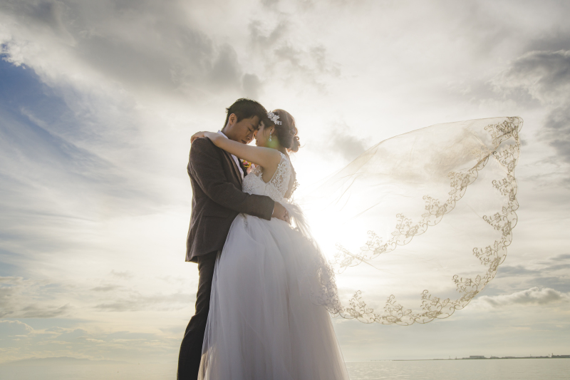 サンセットでベールカット♪