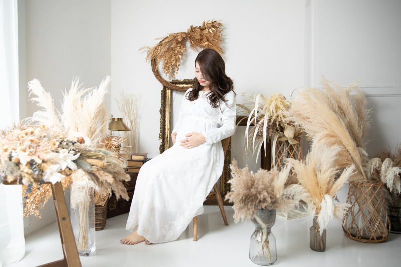 ベージュトーンに囲まれて