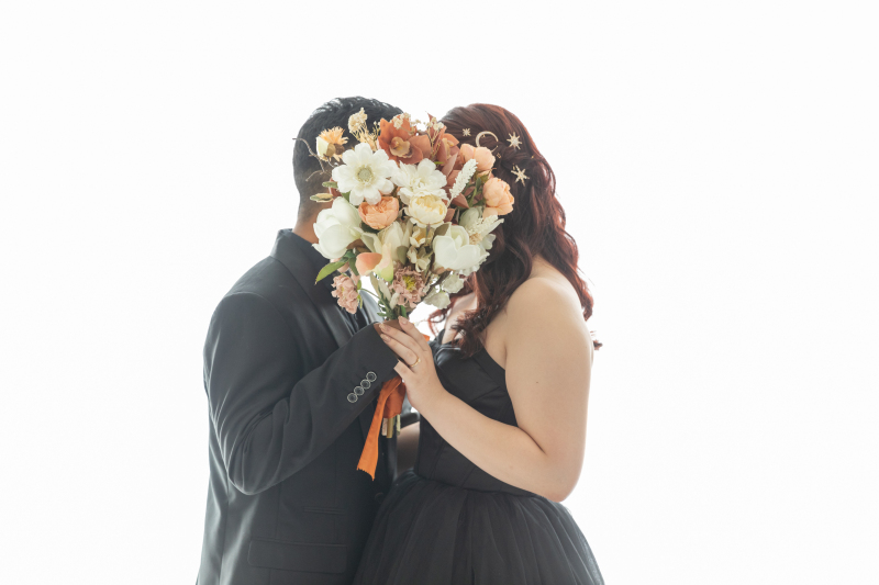 お顔隠しショット