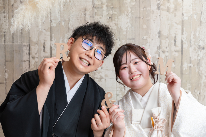 笑顔が弾む、イニシャルフォト