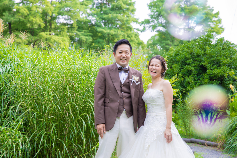 シャボン玉を持ち込んで。小道具でも演出可能！