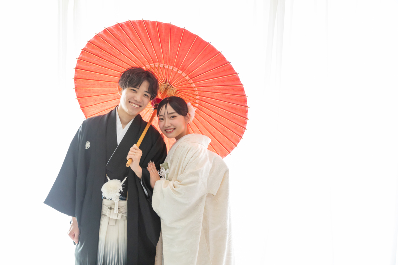 定番の和傘をショット