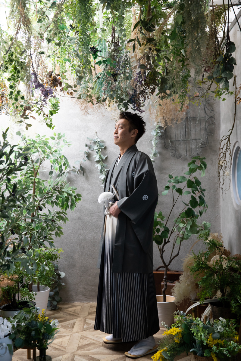 新郎様のソロショット