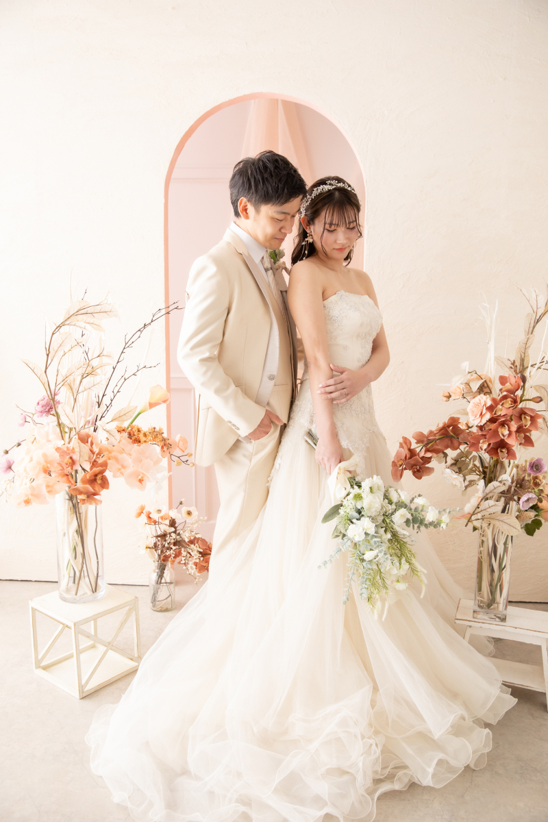 まずはアーチの前から