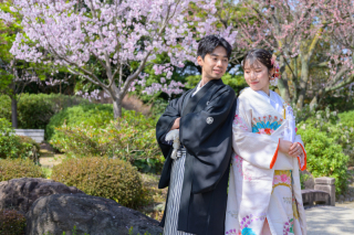 四季のうつろいを感じる、和装ロケーションフォト