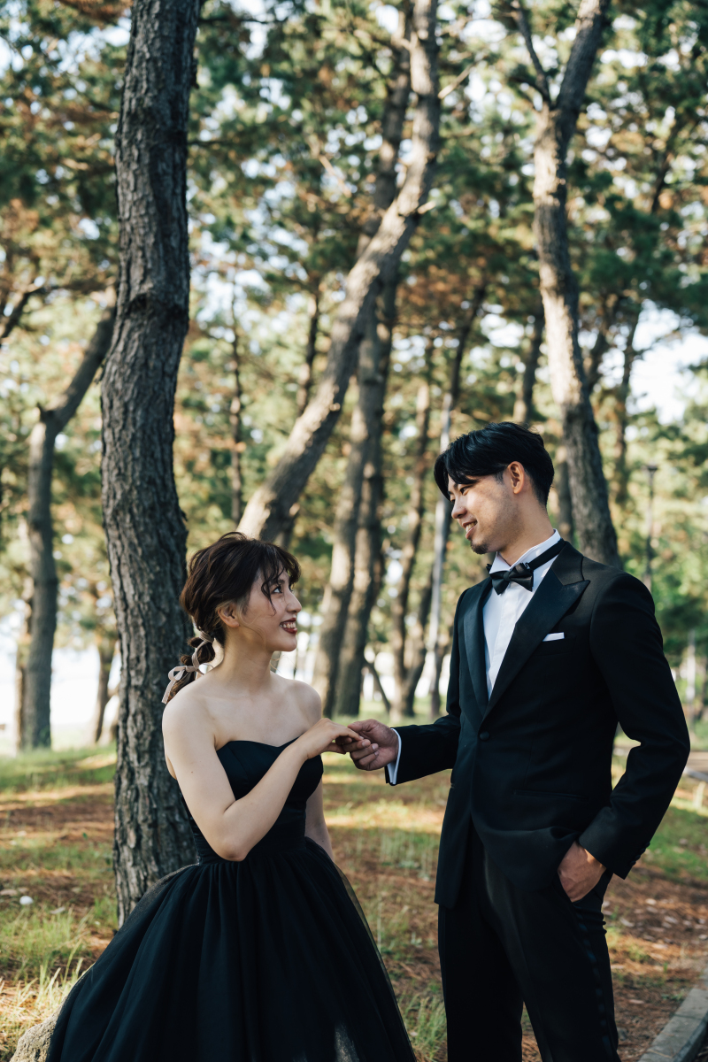 ビーチ前のパークで