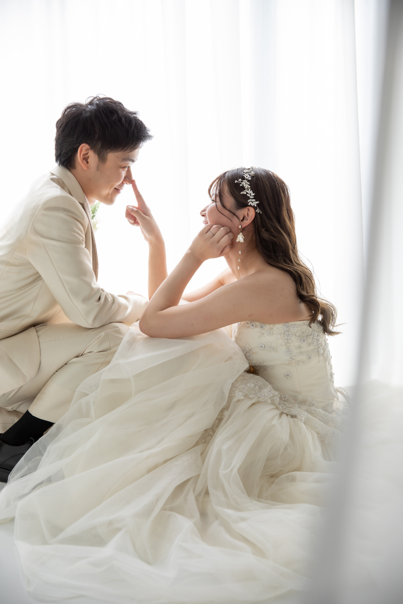 お鼻をツンツン