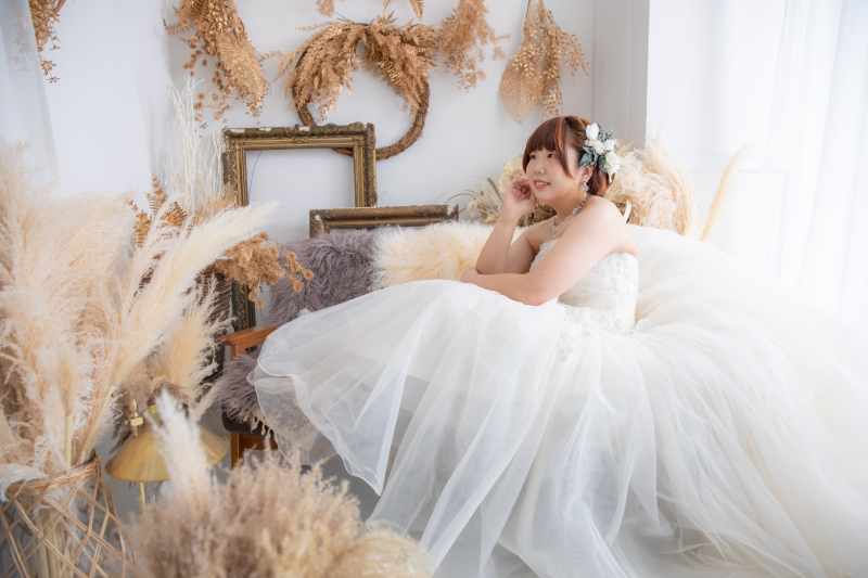 ドレスに着替えてプリンセスに