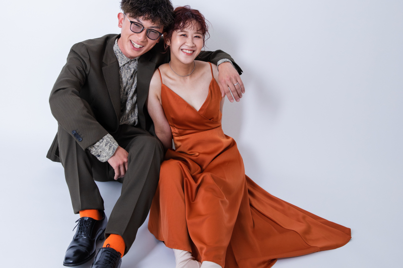 シンプルできまるお洒落な洋装スタジオ撮影♡