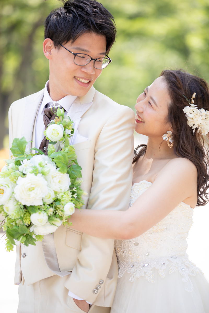 お二人の幸せそうな表情が◎