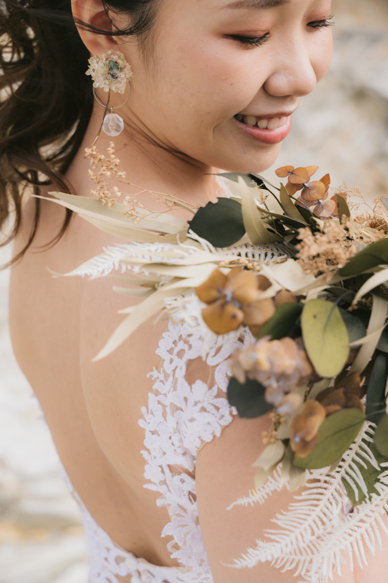 ブーケと一緒に