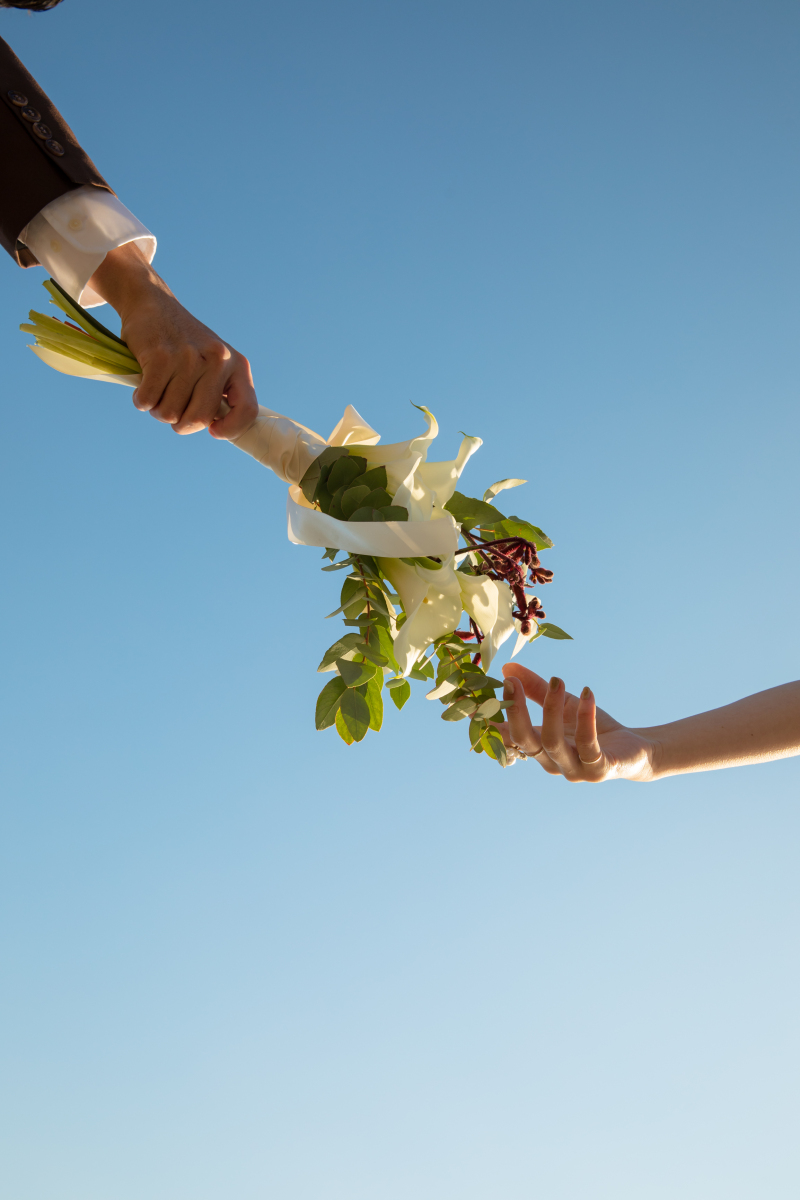 おしゃれなブーケショット