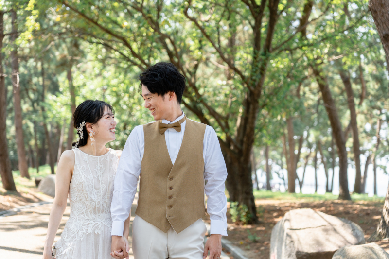 新緑もビーチも撮れる欲張りプラン♪