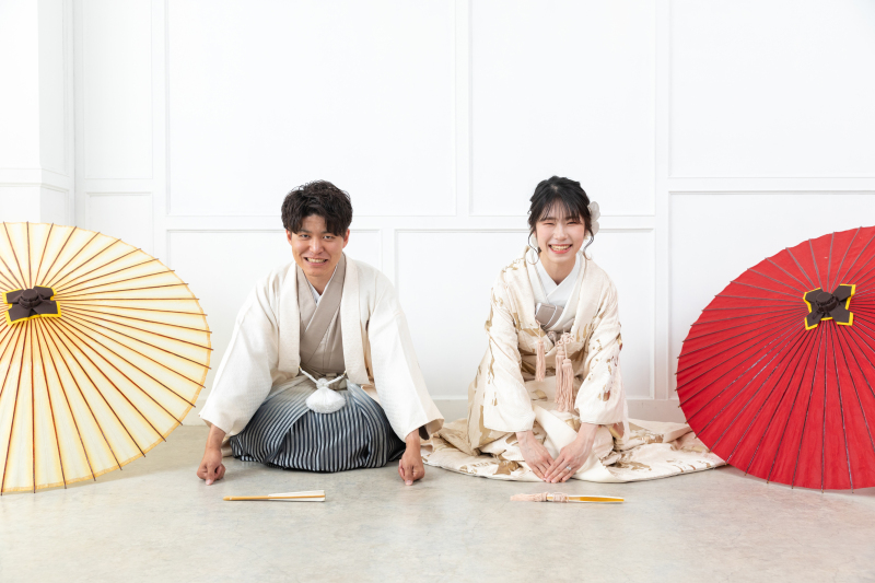 定番ポーズで！