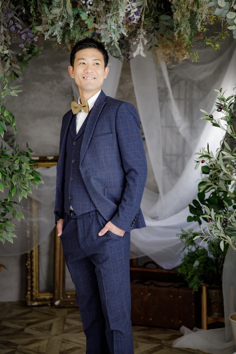 新郎様のソロショット