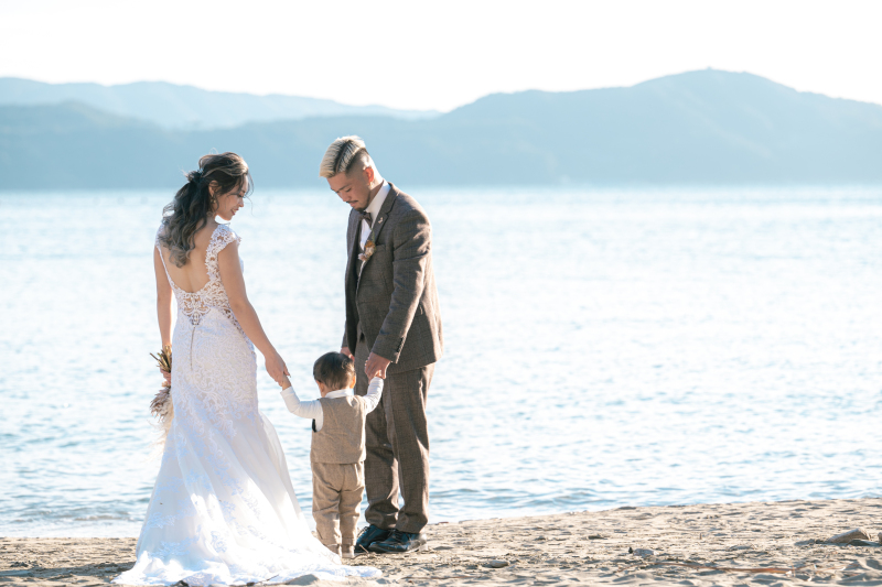 お二人の宝物と一緒に