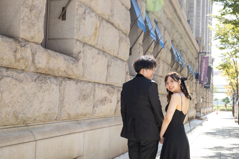 振り返りショット