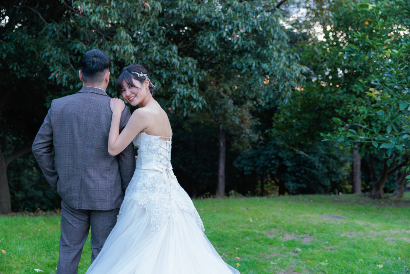 仲良く寄り添いながら