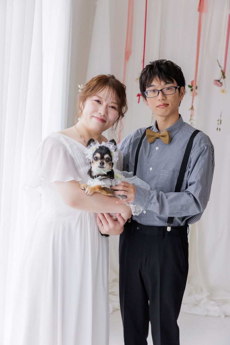 大切な家族と並ぶ、かけがえのない1枚