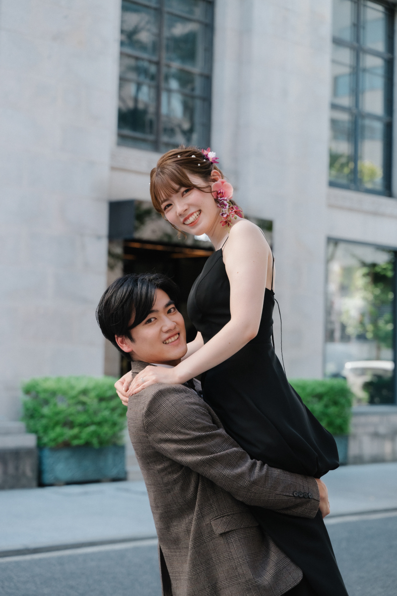 抱っこしてもらって