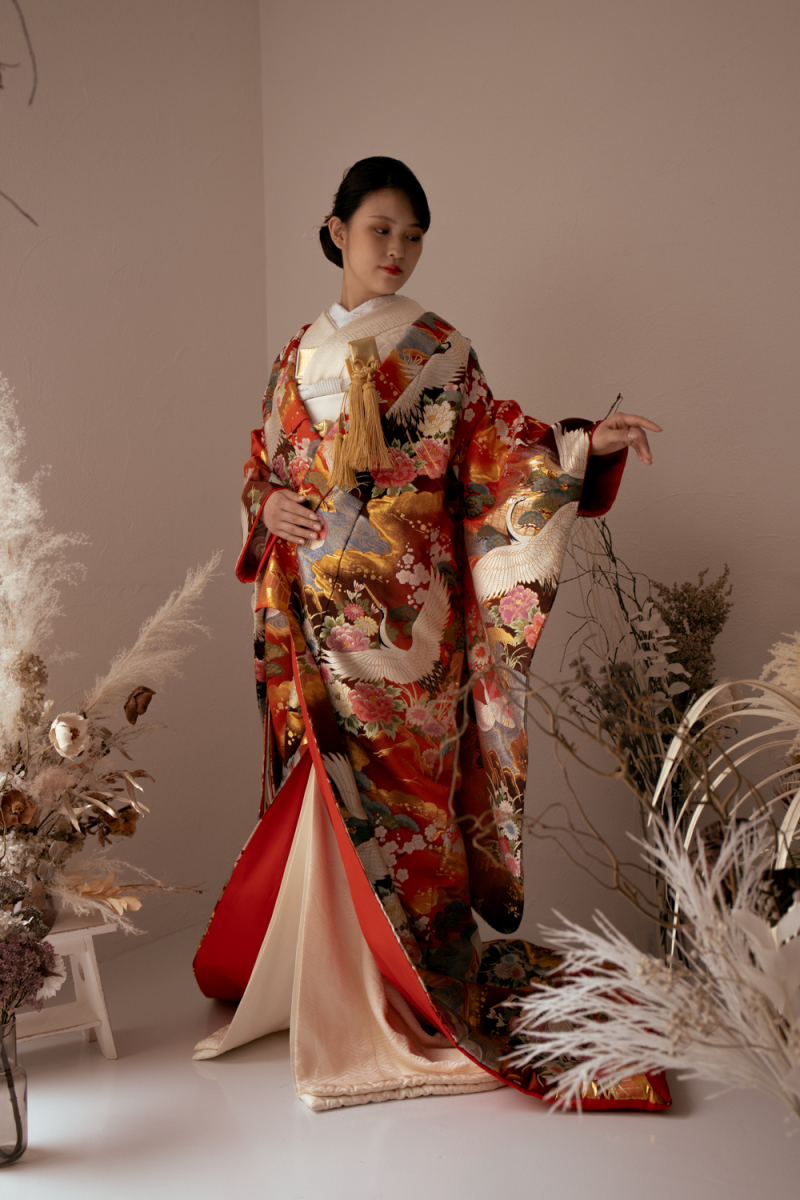 色打掛がとってもお似合い♪