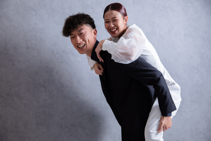 おんぶショット