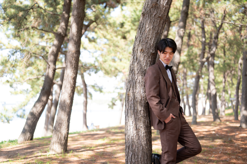 クールな表情もかっこよく