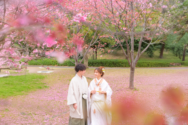 満開の桜に包まれて、特別な一日に。